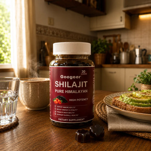 VitalPeak by Googeer. Shilajit Pure Himalayan. 30 Gominolas Alta Potencia